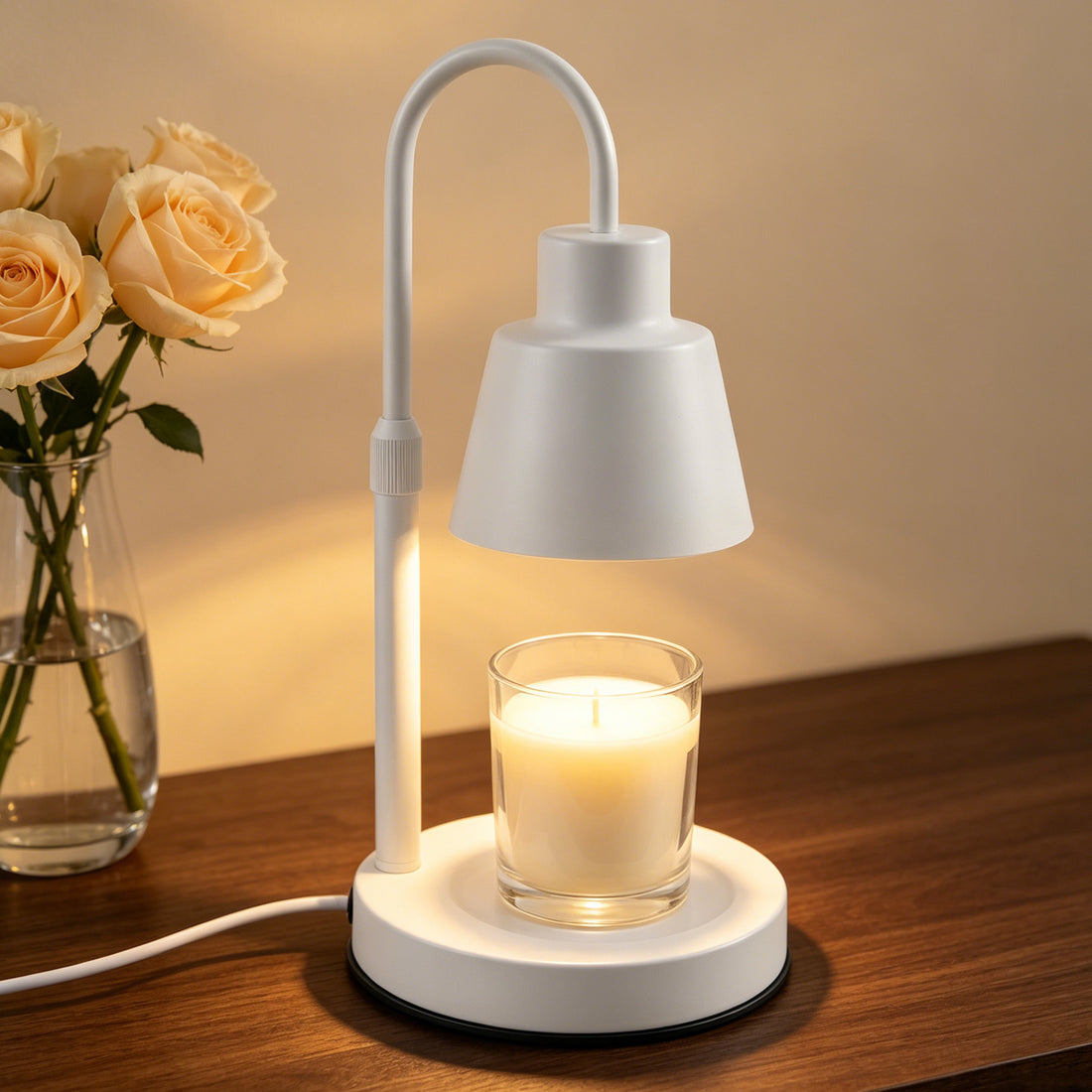 Fimilo Candle Warmer Lamp with Timer and Dimmer - Electric Candle Lamp Warmer with 2 Bulbs for Jar Candles - Present for Mom Mother's Day Christmas Home Decor