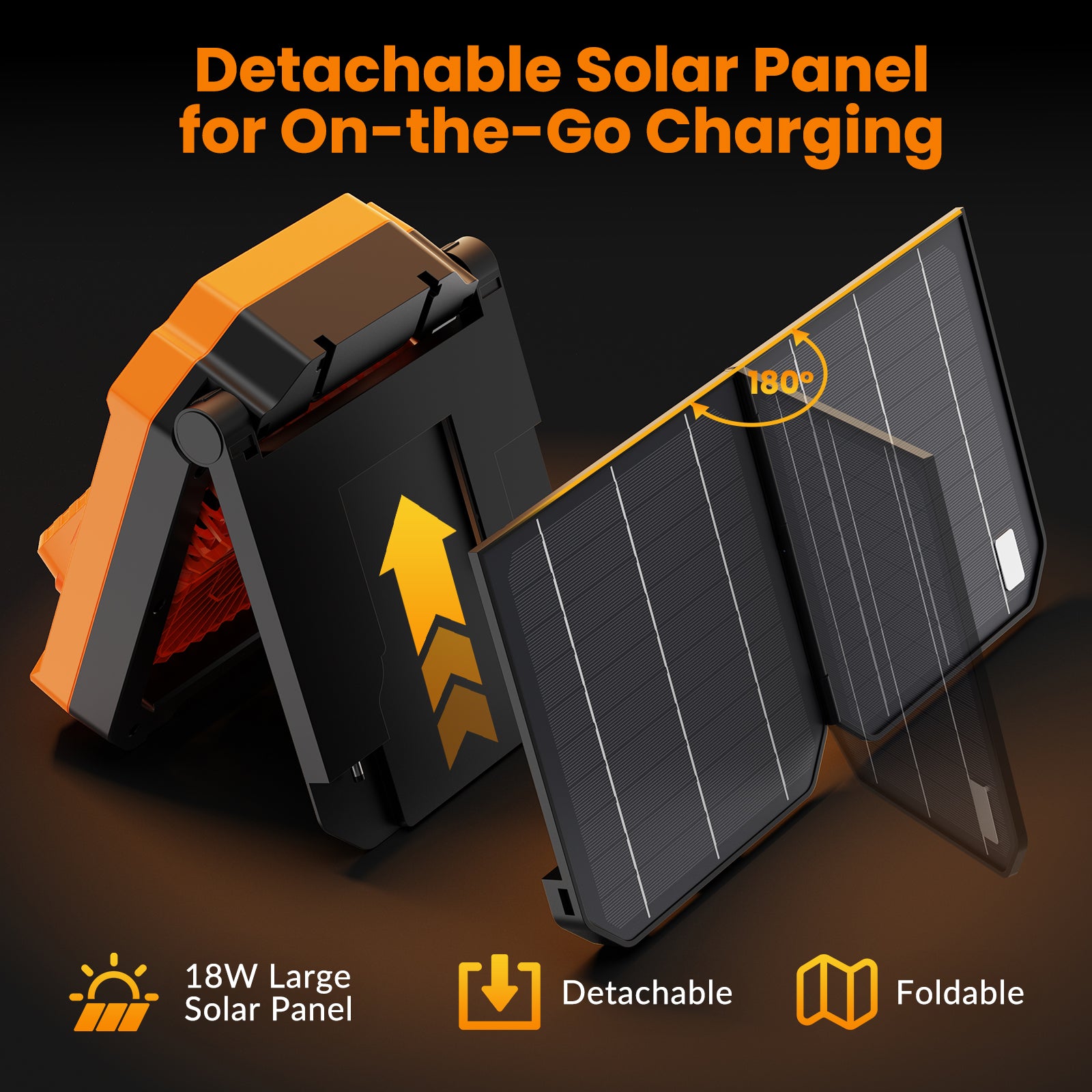 26800mAh Rechargeable Solar Fan with LED Lantern